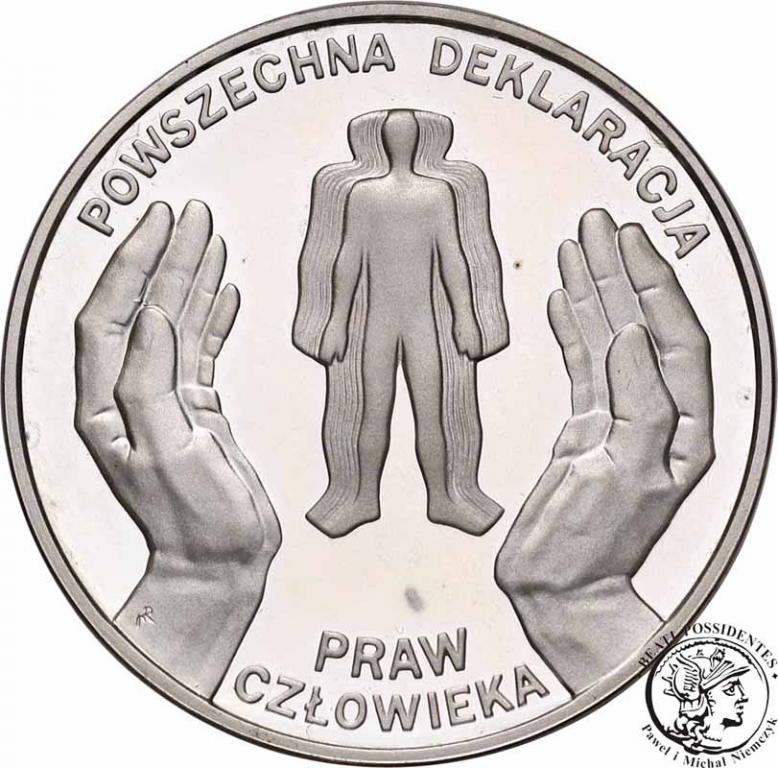 Polska III RP 10 złotych 1998 Prawa Człowieka stL-