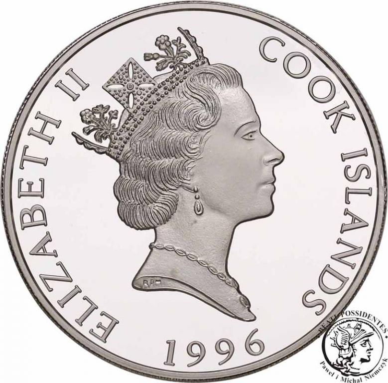 Wyspy Cooka 5 $ Dolarów 1996 st.L