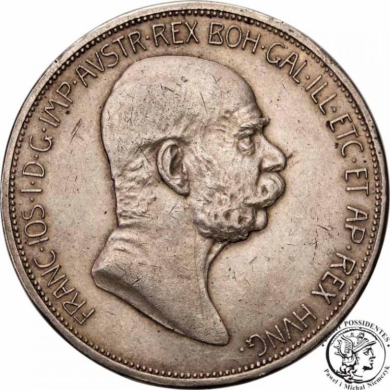 Austria 5 koron 1908 st.3+