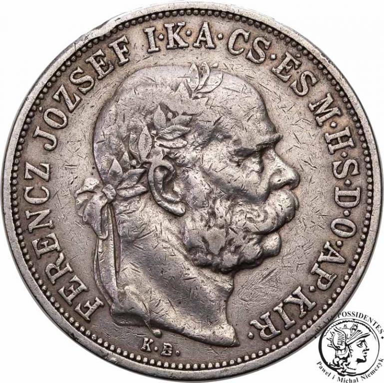 Węgry 5 koron 1907 st.3