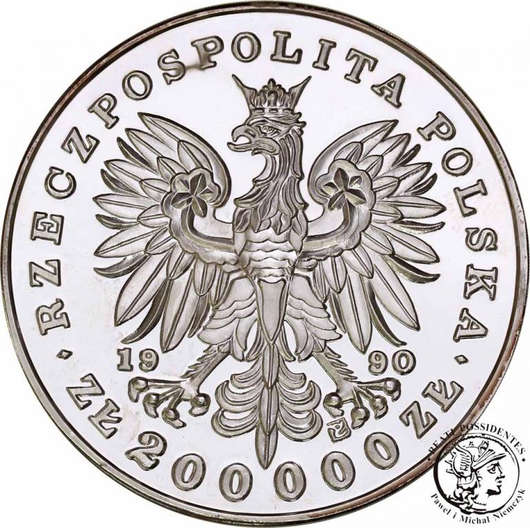 200 000 złotych 1990 Duży Tryptyk Chopin st.L-