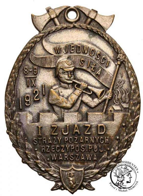 Polska 1921 I zjazd straży pożarnych Warszawa st.2