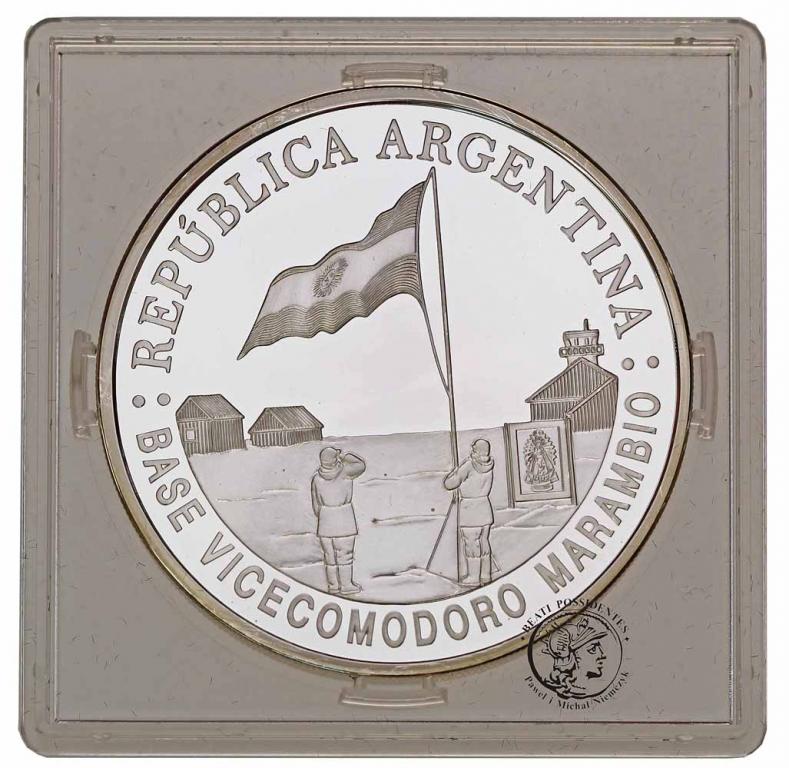 Argentyna 5 Pesos 2007 baza polarna st.L-