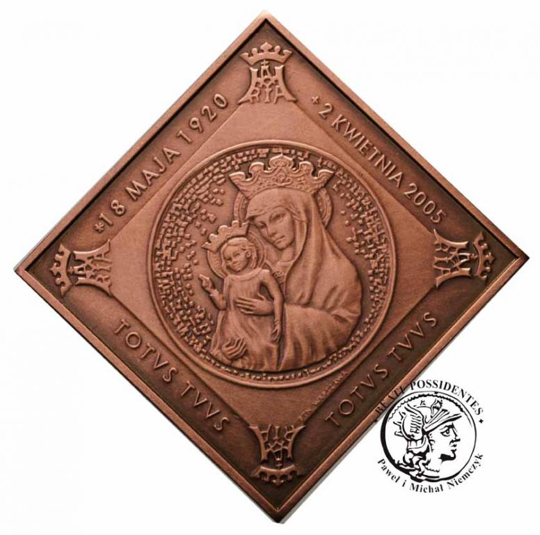 Polska medal klipa 2005 Jan Paweł II st. 2