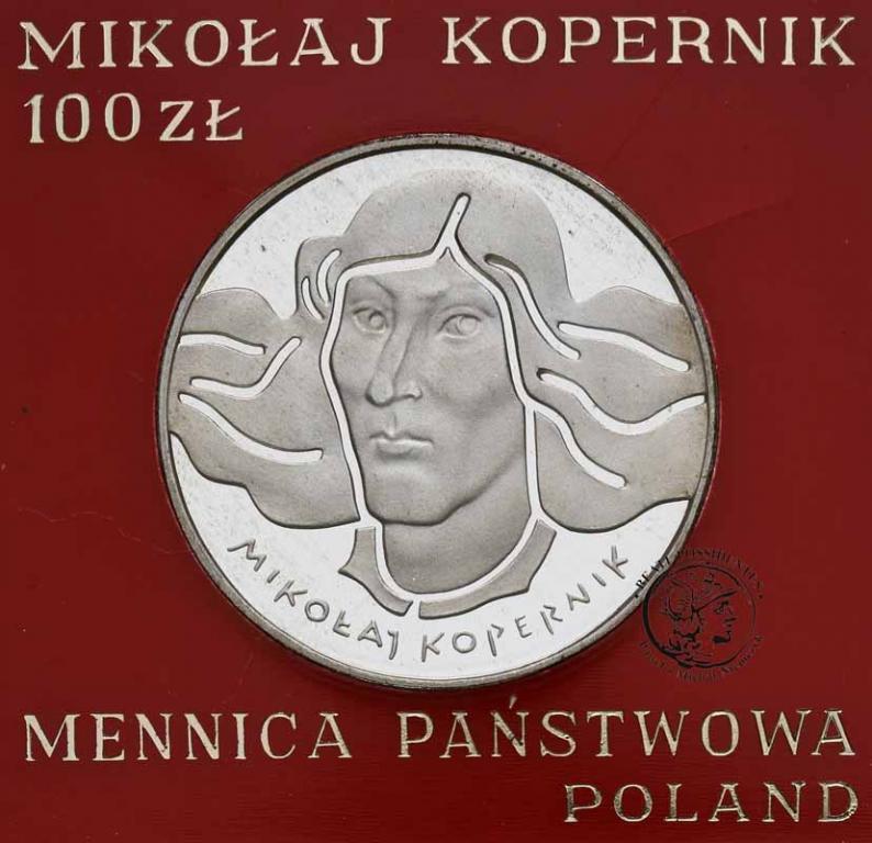 Polska PRL 100 złotych 1973 Kopernik st.L-
