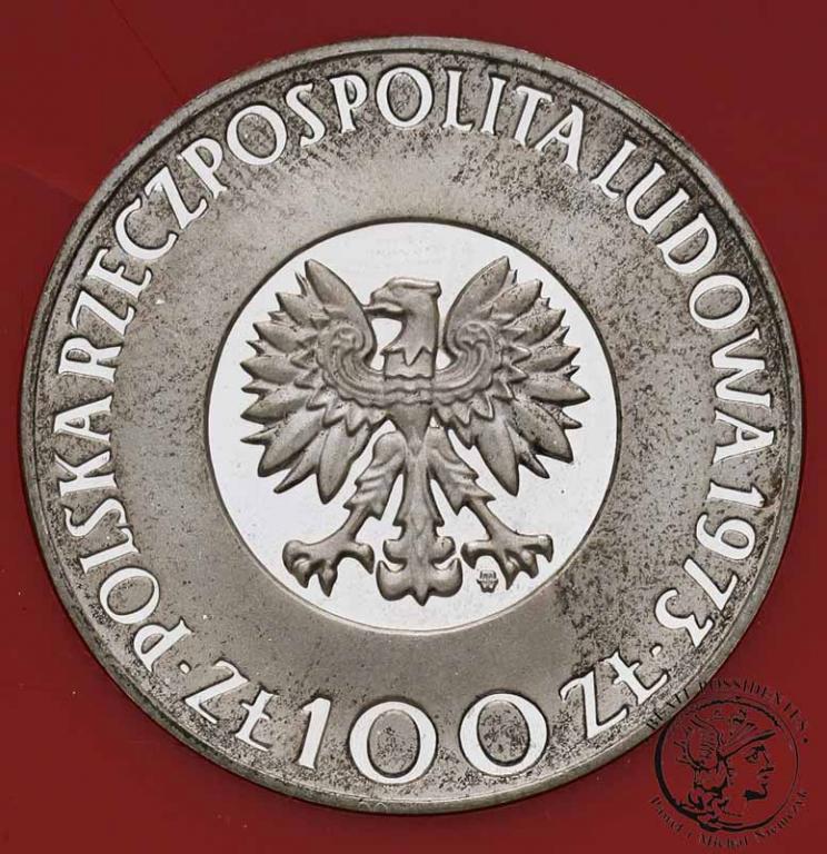 Polska PRL 100 złotych 1973 Kopernik st.L-