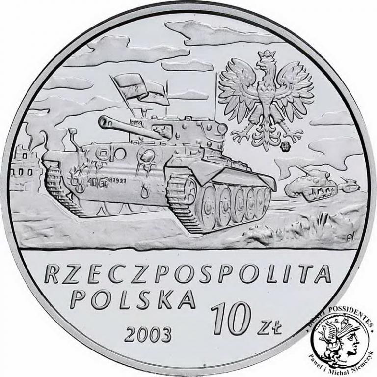 Polska III RP 10 złotych 2003 Stanisław Maczek stL