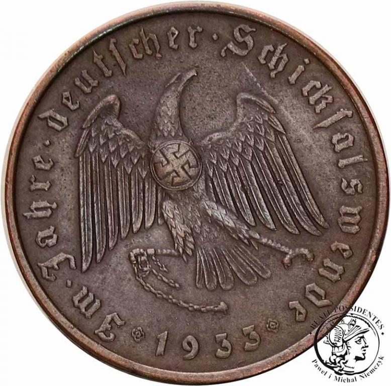 Niemcy III Rzesza medal 1933 Hitler st. 3
