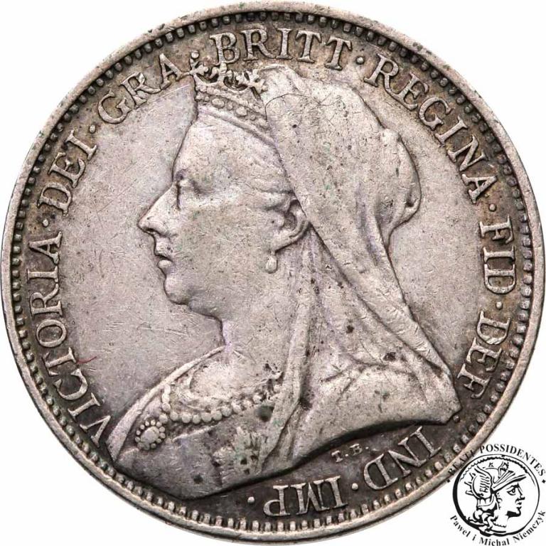 Wielka Brytania 4 Pence 1894 Victoria st.3+