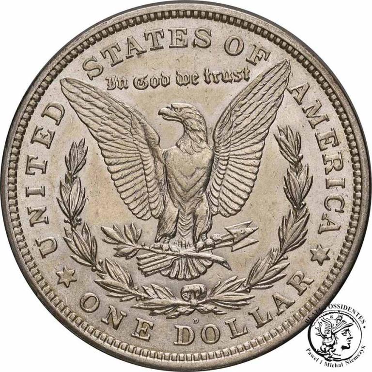 USA 1 dolar 1921 ''D'' Denver st.2-