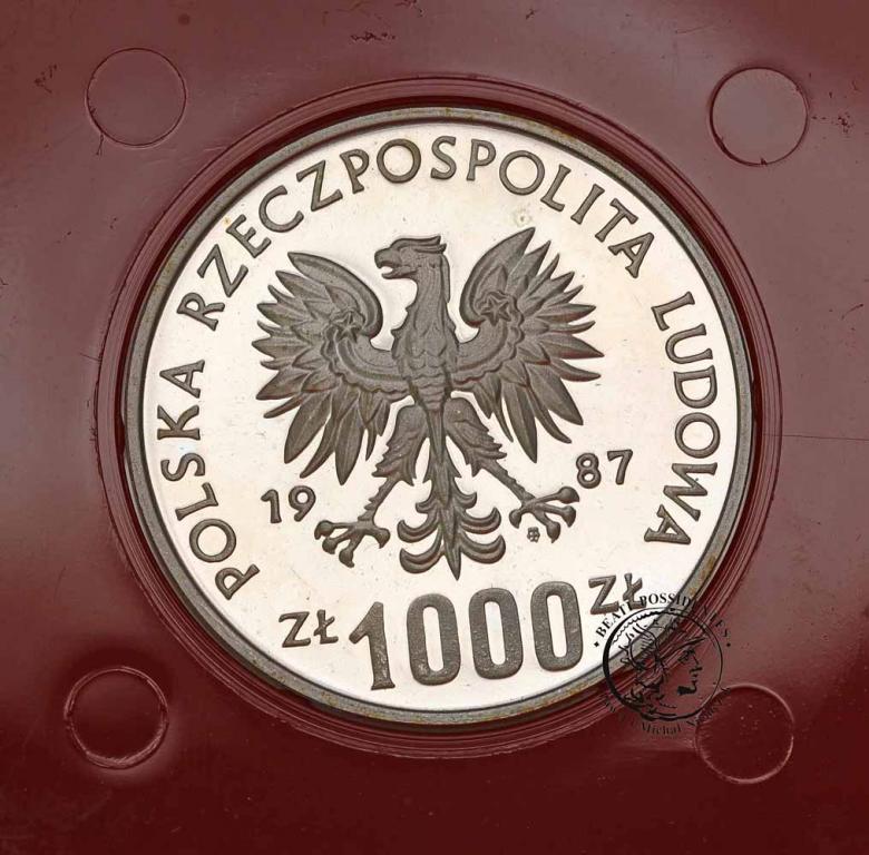 PRÓBA srebro 1000 złotych 1987 Vratislavia st.L