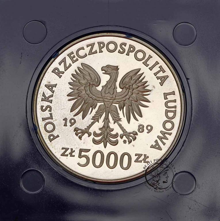 Polska PRL 5000 złotych 1989 Zabytki Torunia st.L-
