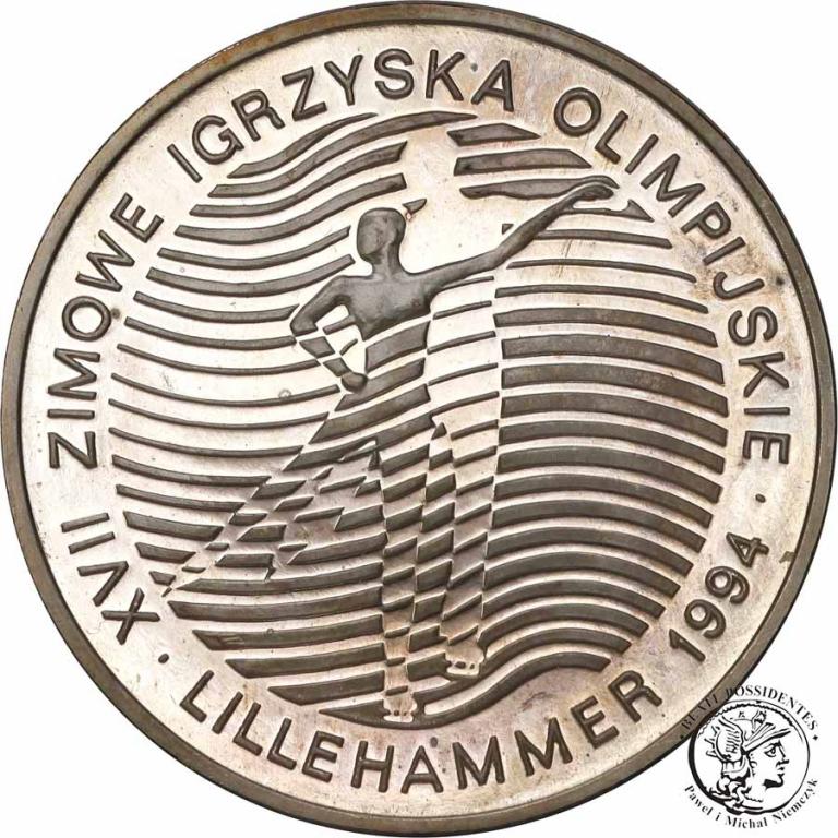 III RP 300 000 złotych 1993 Oly Lillehammer st.L-