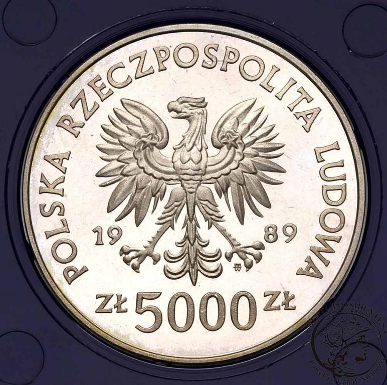 Polska PRL 5000 złotych 1989 Zabytki Torunia st.L