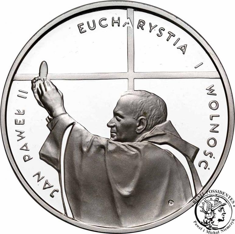 10 złotych 1997 Jan Paweł II Eucharystia st.L-