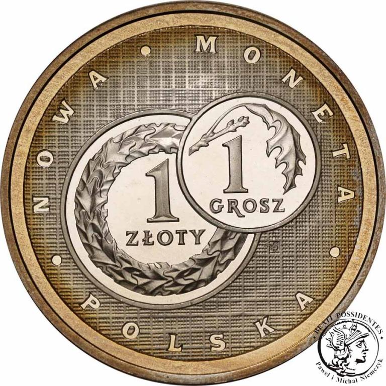 Medal Złotogrosz srebro Nowa Moneta Polska st. L-