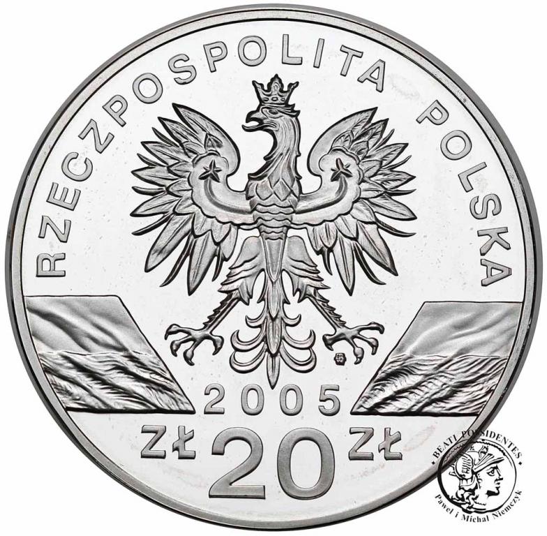 Polska III RP 20 złotych 2005 puchacz st.L-