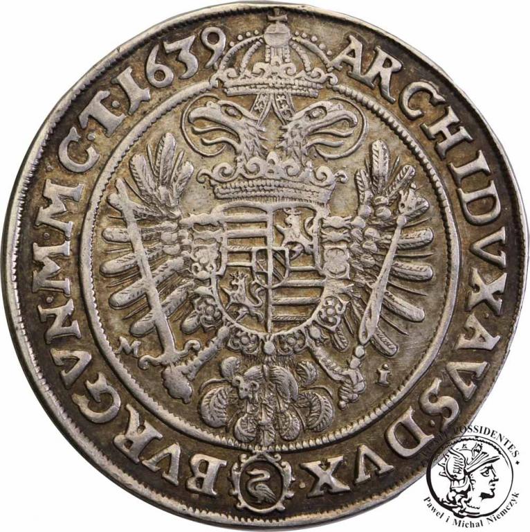 Polska półtalar 1639 Ferdynand III Wrocław st.2-