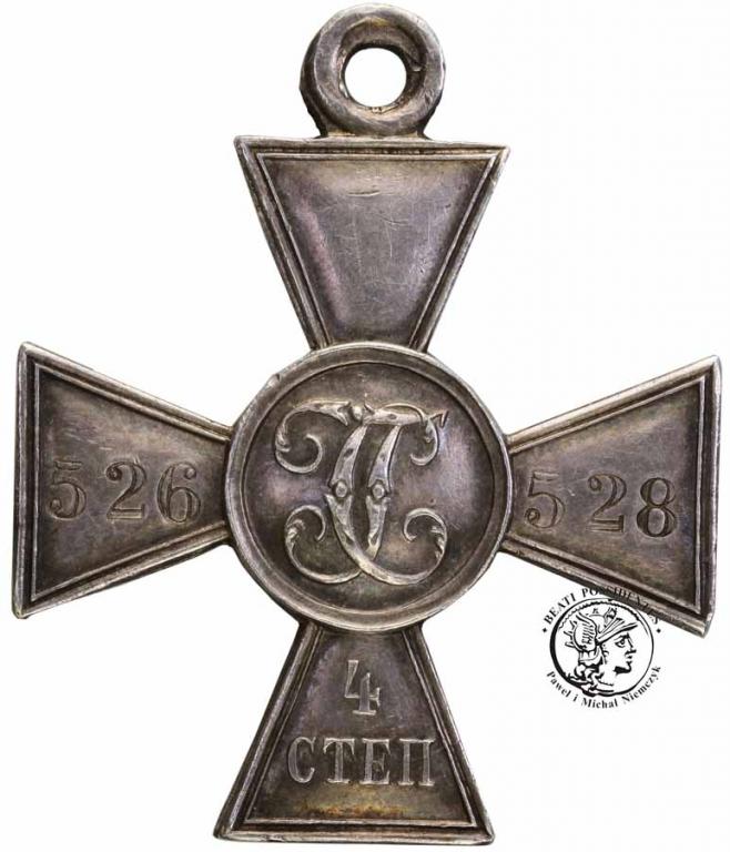 Rosja Krzyż św. Jerzego IV stopień srebro st. 2