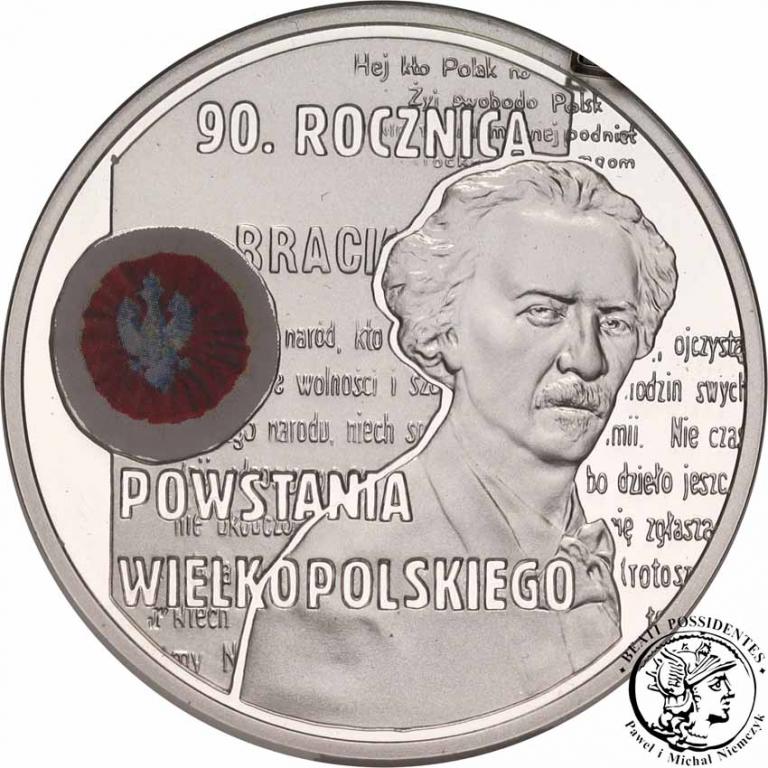 10 złotych 2008 Powstanie Wielkopolskie GCN PR70