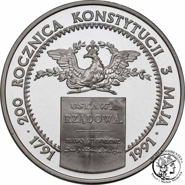 Polska III RP 200 000 1991 Konstytucja st.L/L-