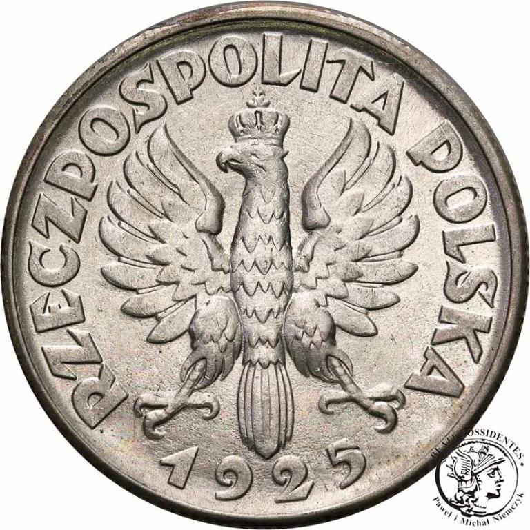 Polska II RP 2 złote 1925 bez kropki st. 2