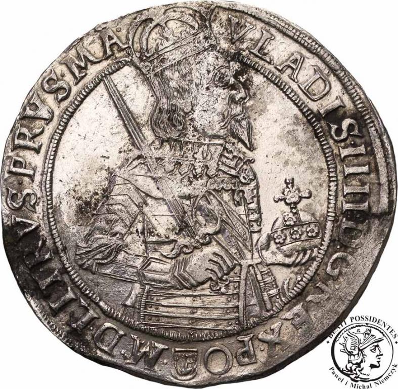 Polska Władysław IV Waza talar 1636 Bydgoszcz st3+