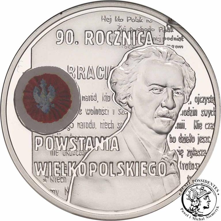 10 złotych 2008 Powstanie Wielkopolskie GCN PR70