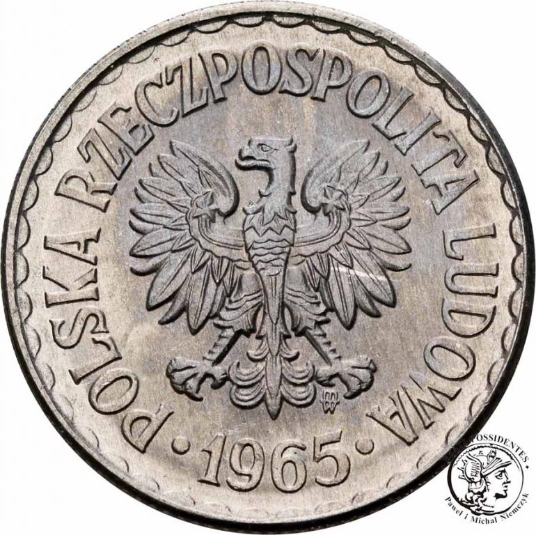 Polska PRL 1 złoty 1965 st. 1-