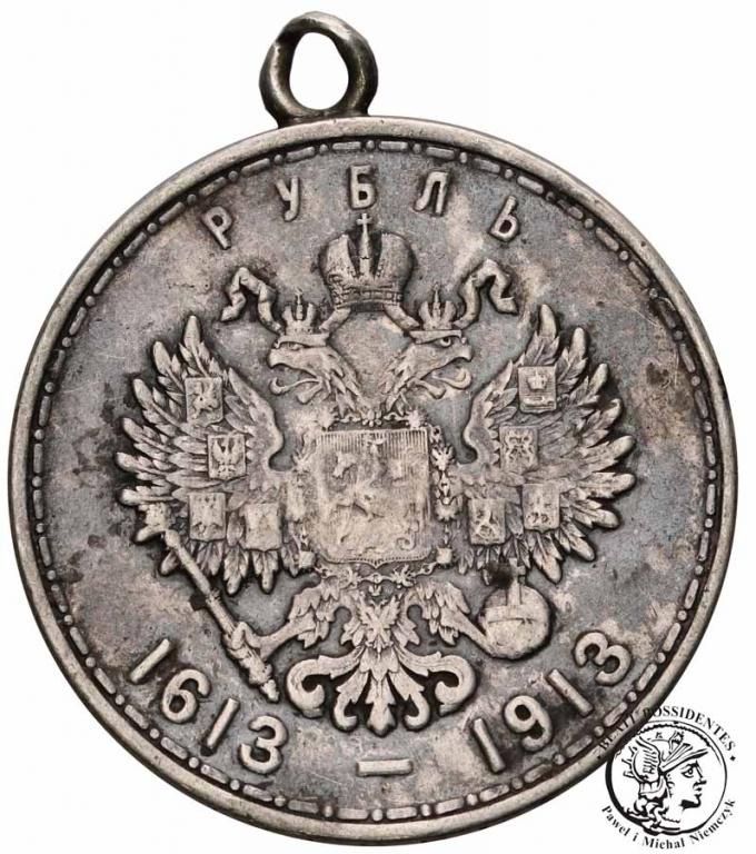 Rosja 1 Rubel 1913 Romanow st. 4