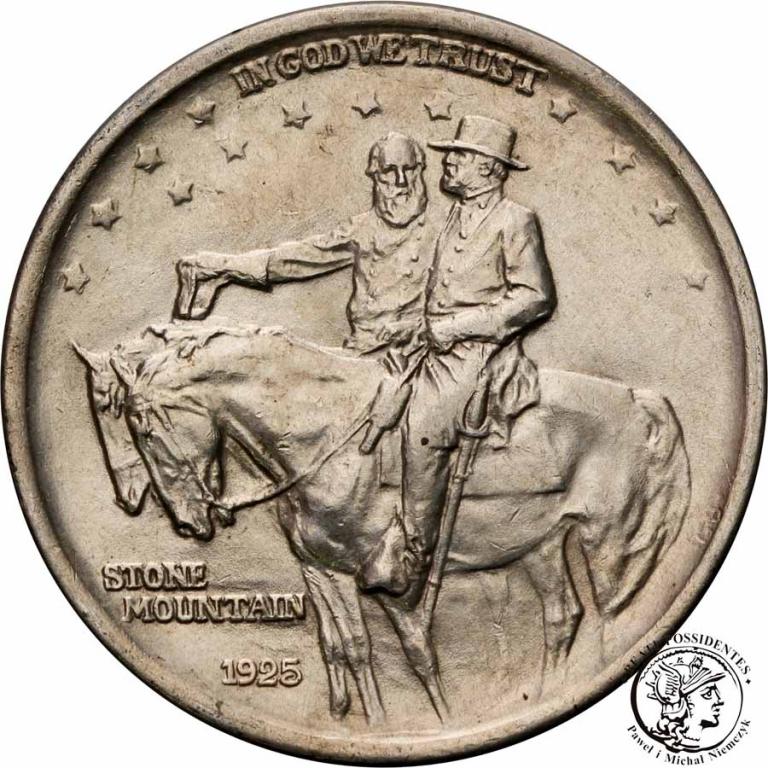 USA 1/2 dolara 1925 Stone Mountain st. 1-
