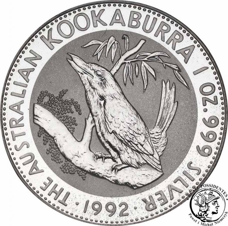 Australia 1 dolar 1992 Kookaburra st. L