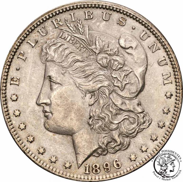 USA 1 dolar 1896 Philadelphia st.2+