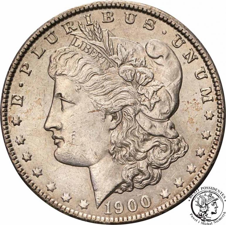 USA 1 dolar 1900 Philadelphia st.2/2+