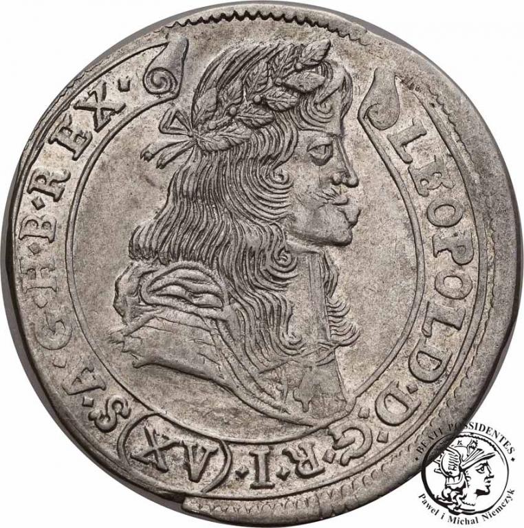 Węgry Leopold XV krajcarów 1684 Kremnica st. 3/3+