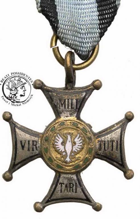 PRL miniaturka orderu Virtuti Militari stan bdb