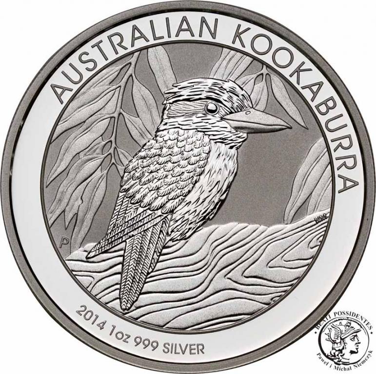 Australia 1 dolar 2014 Kookaburra st. L