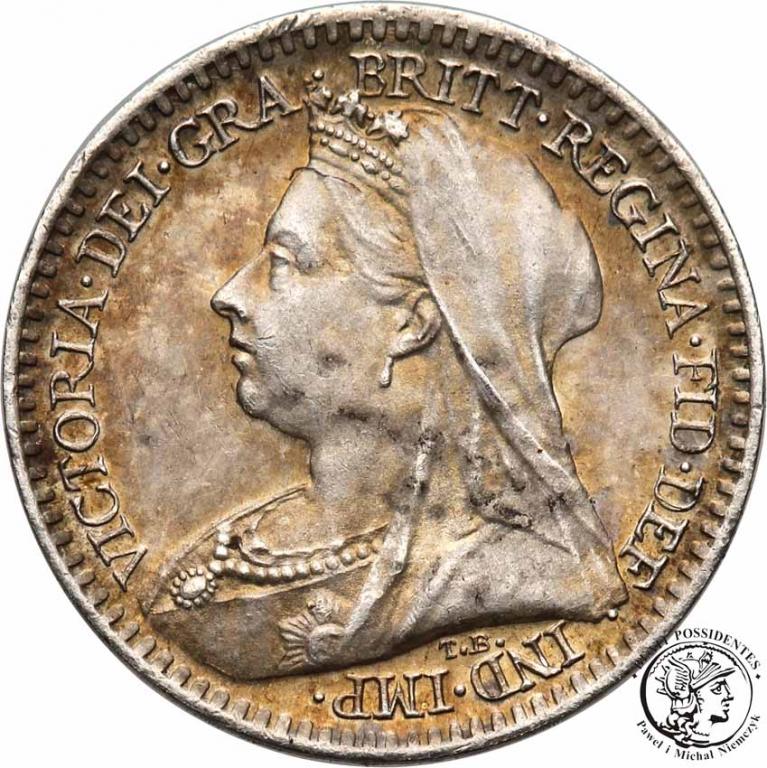 Wielka Brytania (Maundy) Penny 1901 st. 2
