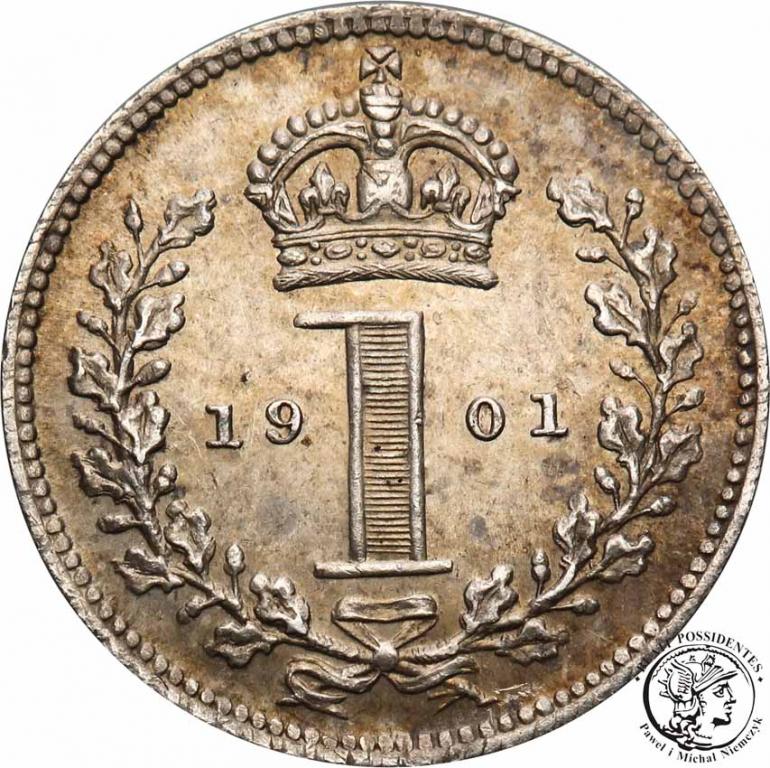 Wielka Brytania (Maundy) Penny 1901 st. 2