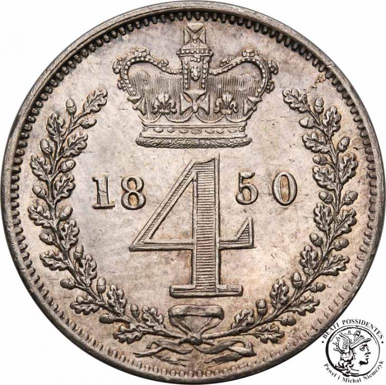 Wielka Brytania (Maundy) Fourpence 1850 st. 2