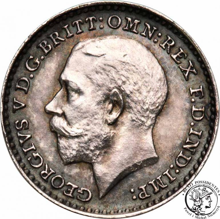 Wielka Brytania Maundy 1 Penny 1911 George V st. 1