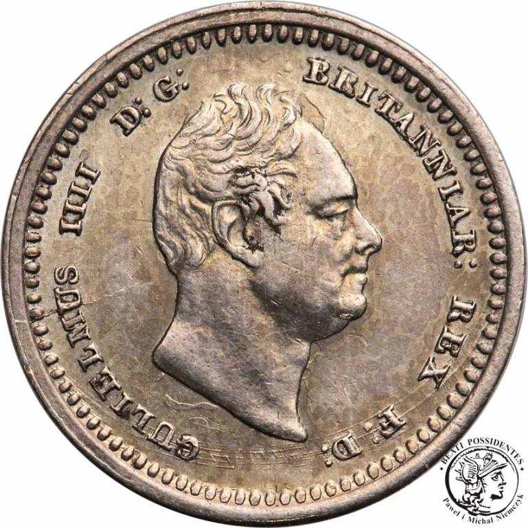 W Brytania Maundy Twopence 1836 Wilhelm IV st1-/2+