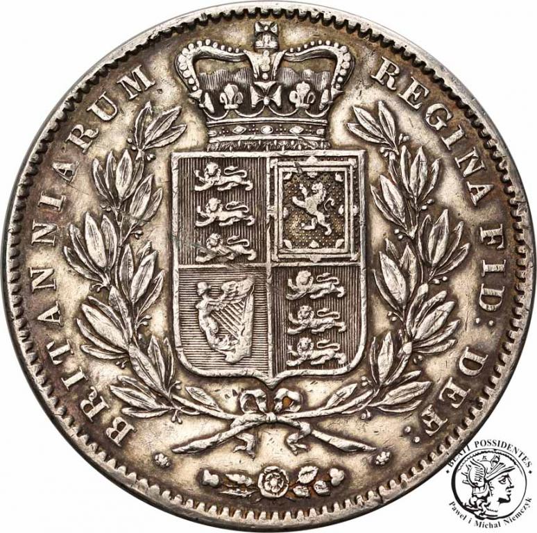 Wielka Brytania crown 1847 Victoria st. 3