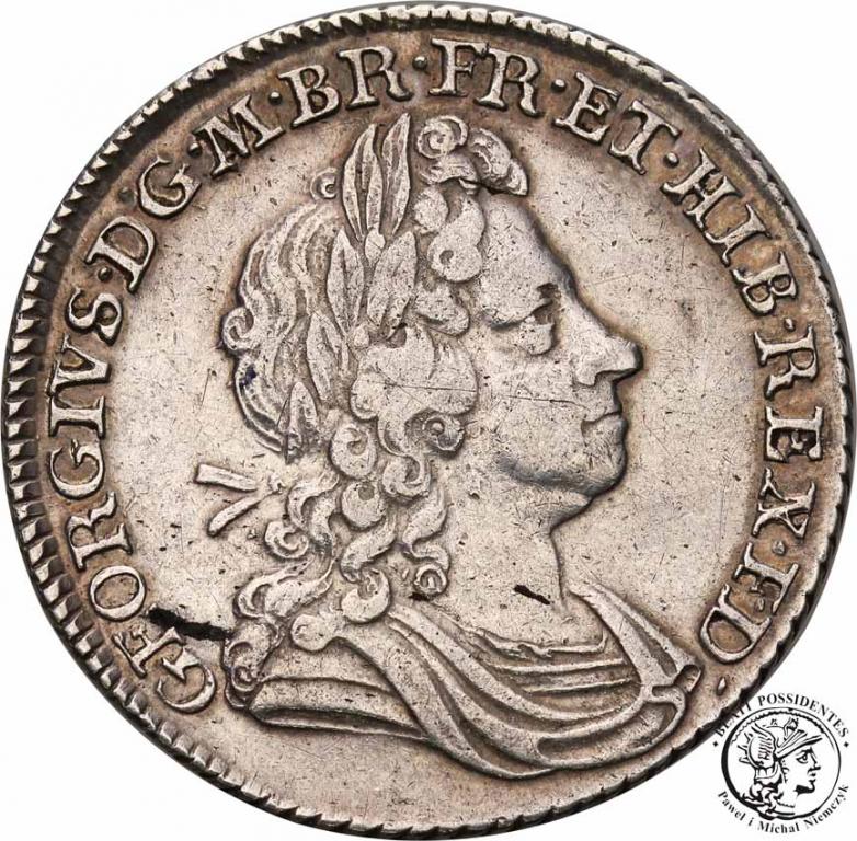 Wielka Brytania shilling 1715 Georges st. 3+