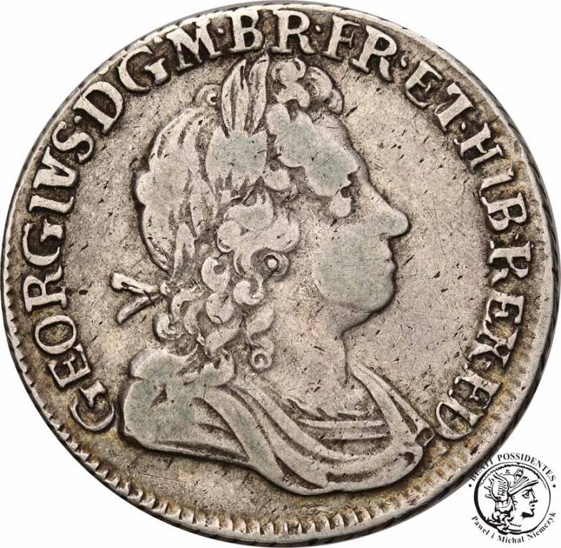 Wielka Brytania shilling 1723 George I st. 3+