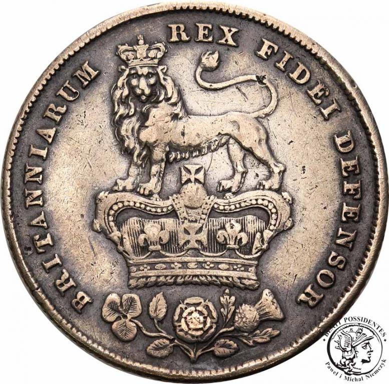 Wielka Brytania shilling 1826 George IV st. 3