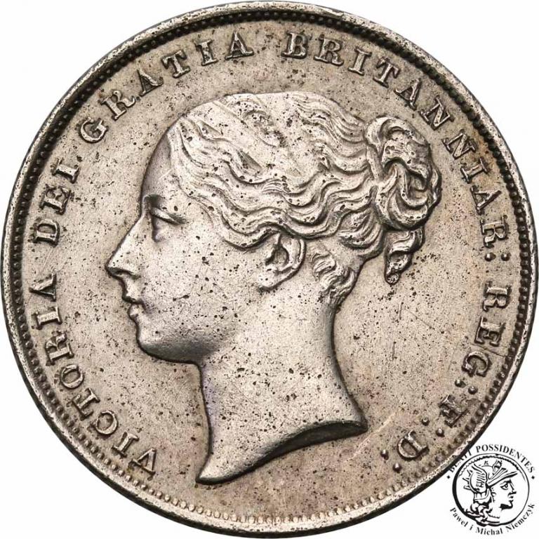 Wielka Brytania shilling 1853 Victoria st. 2
