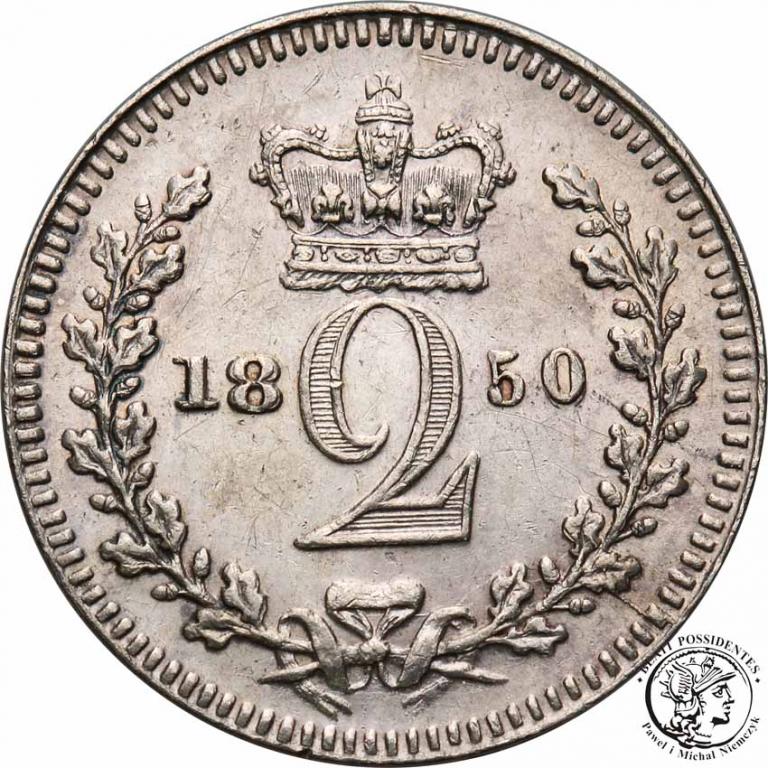 Wielka Brytania (Maundy) Twopence 1850 st. 2