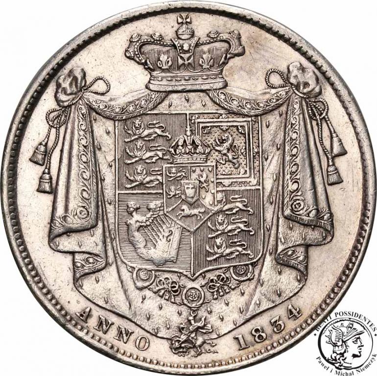 Wielka Brytania Halfcrown 1834 Wilhelm IV st.2