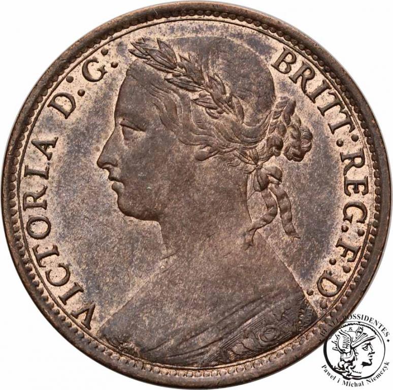 Wielka Brytania Penny 1875 Victoria st.1
